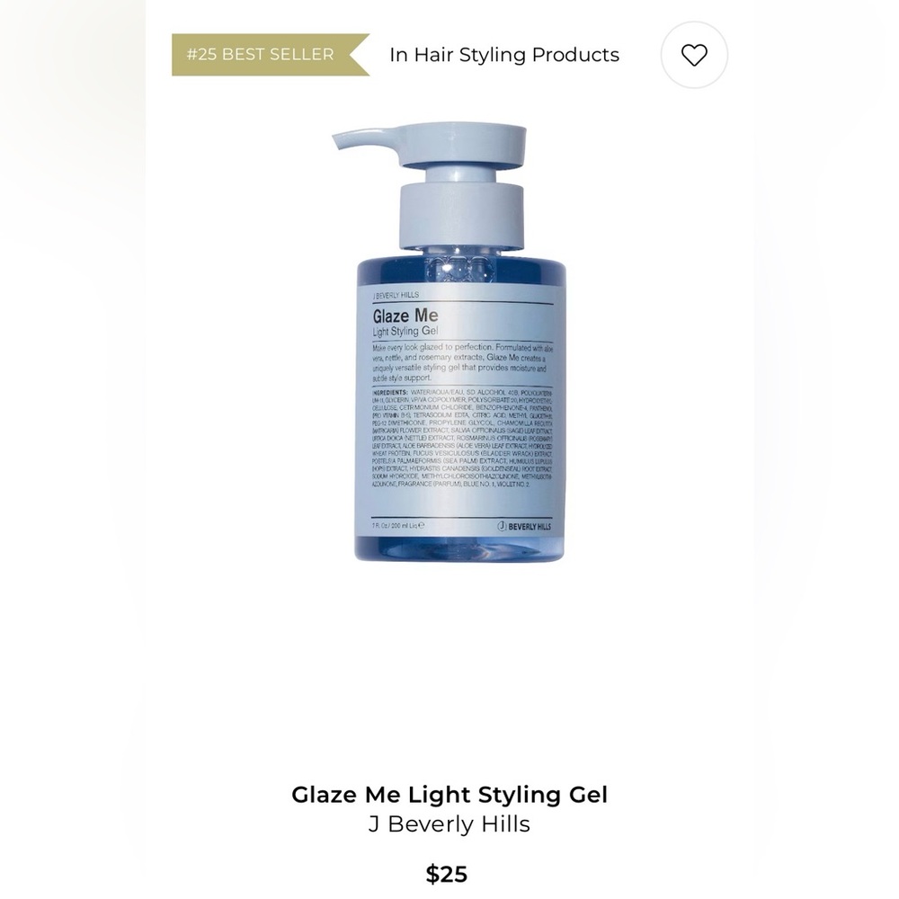 Glaze Light Styling Gel‎ - Blue